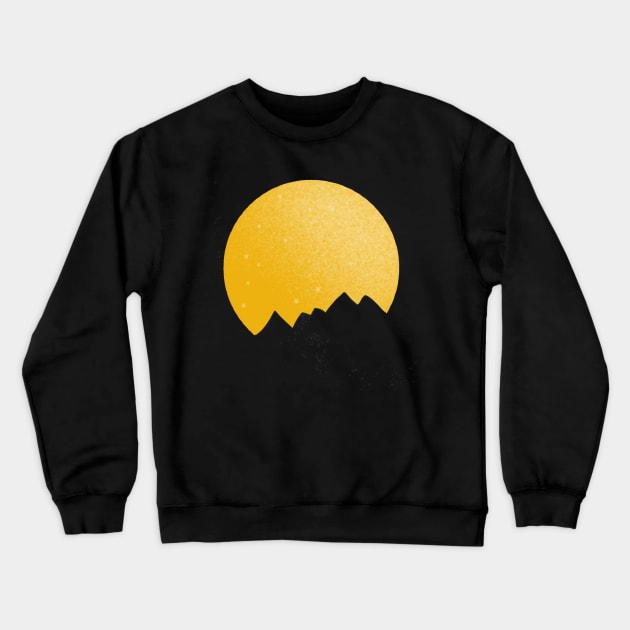 Yellow PlanetFall Crewneck Sweatshirt by CazzyShop